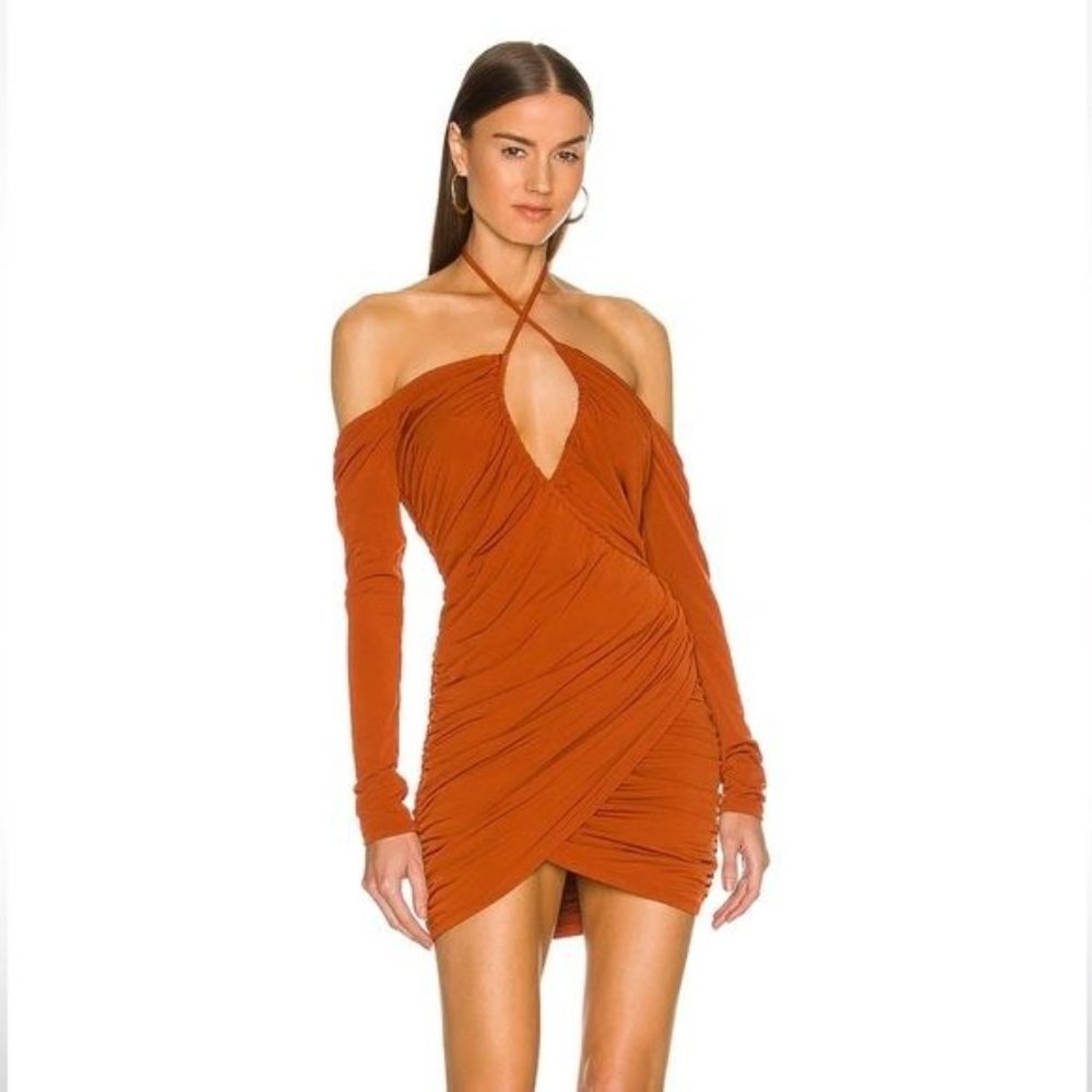 Lovers and Friends Lira Mini Dress Ginger Brown Size Small